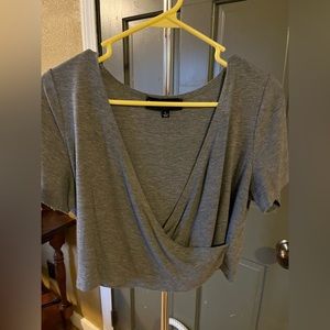 Blush Mark top grey size large